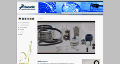 Desktop Screenshot of bock-machining.de